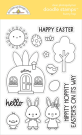 Bunny Hop Doodle Stamps