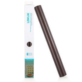 LOKLIK PERMANENT ADHESIVE VINYL MATTE - DARK COFFEE - 30.5 X 180 CM