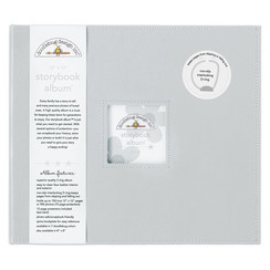 Doodlebug Design Grey 12x12 Inch Storybook Album (3487)