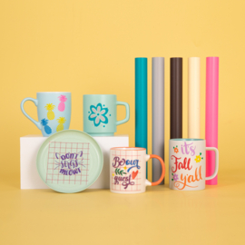 LOKLIK PERMANENT ADHESIVE VINYL GLOSSY - WHITE - 30.5 X 180 CM