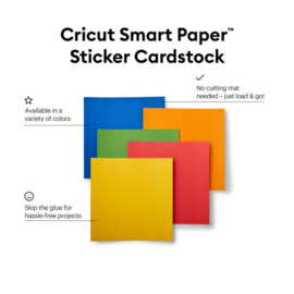 Cricut Smart Sticker Cardstock 33x33cm Brilliant Bows (10pcs)