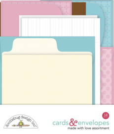 Doodlebug Design Made With Love Assortment Cards & Envelopes