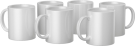 Cricut Mugs White (Cricut Mokken) 350 ml - 6 stuks