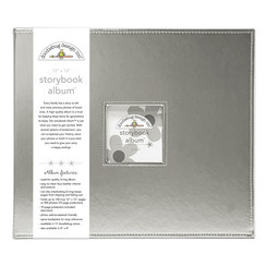 Doodlebug Design Silver 12x12 Inch Storybook Album (5725)