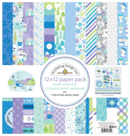 Snow Much Fun 12x12 Inch Paper Pack