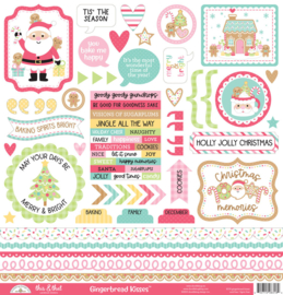 Gingerbread Kisses 12x12 Inch Paper Pack