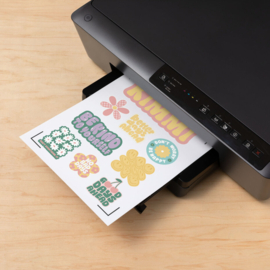 Printable Sticker Paper A4 White (8pcs)