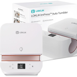 LOKLIK AUTO TUMBLER HEAT PRESS - LOKLIK WHITE