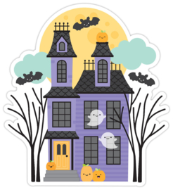 Haunted Manor Sticker Doodle