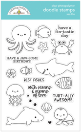 Sea Life Doodle Stamps