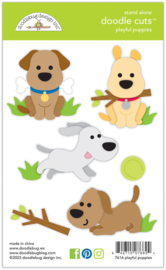 Playful Puppies Doodle Cuts