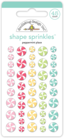 Peppermint Place Shape Sprinkles