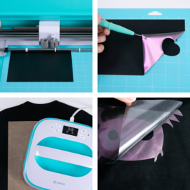 LOKLIK HEAT TRANSFER VINYL CHAMELEON - GREEN TO PURPLE- 30.5 X 90 CM