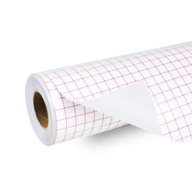 GRID TRANSFER TAPE ROLL - RED - 30 X 300 CM