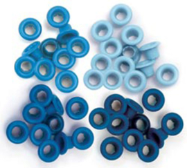 Blue Crop-A-Dile Standard Eyelet (60pcs)