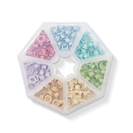 Storage Pastel Crop-A-Dile Eyelets and Case (141pcs) (660383)