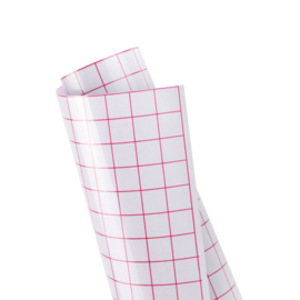 GRID TRANSFER TAPE ROLL - RED - 30 X 300 CM