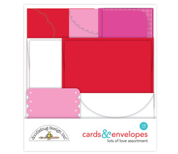 Doodlebug Design Lots of Love Assortment Cards & Envelopes
