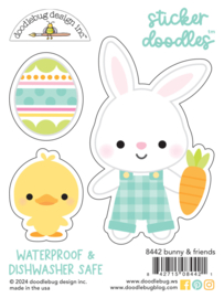 Bunny & Friends Sticker Doodle