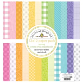 Spring 12x12 Inch Petite Print Paper Pack