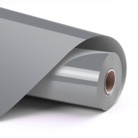 LOKLIK PERMANENT ADHESIVE VINYL GLOSSY - SILVER - 30.5 X 180 CM