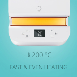 LOKLIK AUTO TUMBLER HEAT PRESS - LOKLIK WHITE