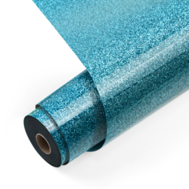 LOKLIK HEAT TRANSFER VINYL GLITTER - LIGHT BLUE - 30.5 X 90 CM