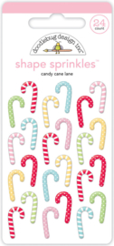 Candy Cane Lane Shape Sprinkles