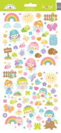 Fairy Garden Icons Stickers