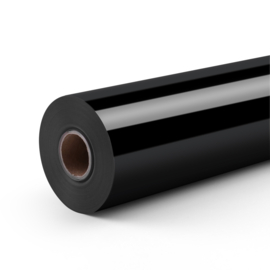 LOKLIK PERMANENT ADHESIVE VINYL GLOSSY - BLACK - 30.5 X 180 CM