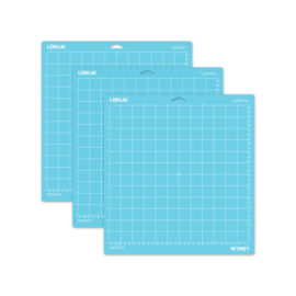 LOKLiK   blauwe  snijmat Light grip, set van 3 ( 30x30cm)