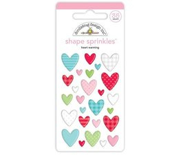 Doodlebug Design Heart Warming Shape Sprinkles