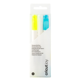 Joy Opaque Gel Pens 1.0 White/Blue/Yellow (3pcs)