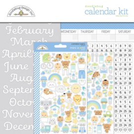 Baby Boy First Year Calendar Kit