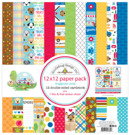 Doggone Cute 12x12 Inch Paper Pack