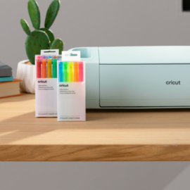 Glitter Gel Pens 0.8 Neon Pink/Orange/Yellow/Green/Blue (5pcs)