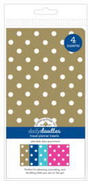 Adorable Dots Daily Doodles Travel Planner Inserts