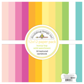 Bunny Hop 12x12 Inch Textured Cardstock Assortment Pack