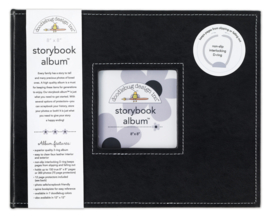 Doodlebug Design Beetle Black 12x12 Inch Storybook Album (2729)