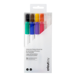 Joy Watercolor 1.0 Marker & 4.0 Brush Set (9pcs) (