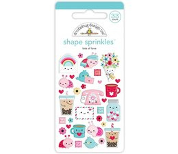 Doodlebug Design Lots of Love Shape Sprinkles