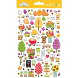 Farmers Market Puffy Icons Stickers