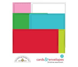 Doodlebug Design Christmas Assortment Cards & Envelopes