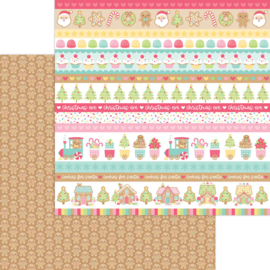 Gingerbread Kisses 12x12 Inch Paper Pack