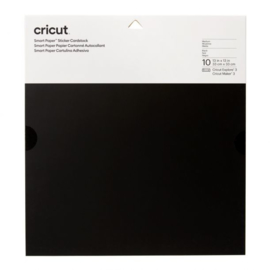 Cricut Smart Sticker Cardstock 33x33cm Black (10pcs)