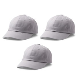 Ball Cap Blank Gray (3pcs)