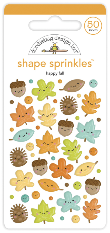 Doodlebug Design Happy Fall Shape Sprinkles