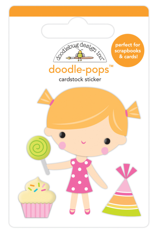 Doodlebug Design Birthday Girl Doodle-Pops