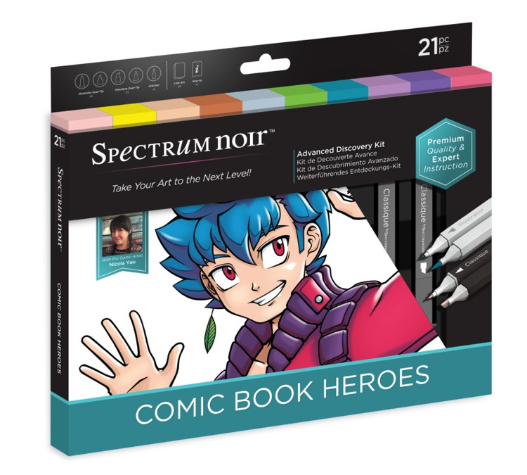 Spectrum Noir Discovery Kit Advanced Comic Book Heroes