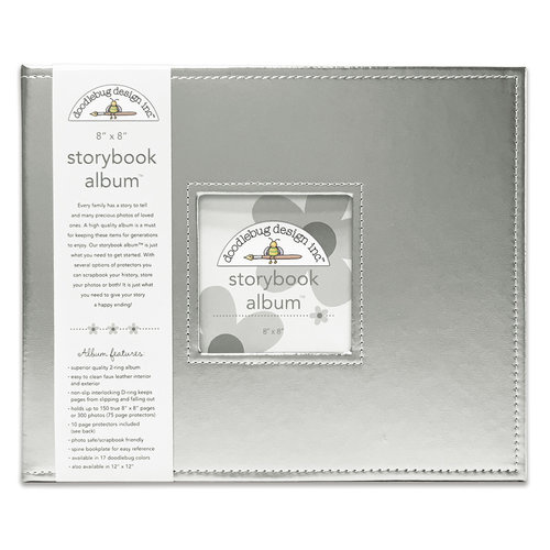 Doodlebug Design Silver 8x8 Inch Storybook Album (5731)